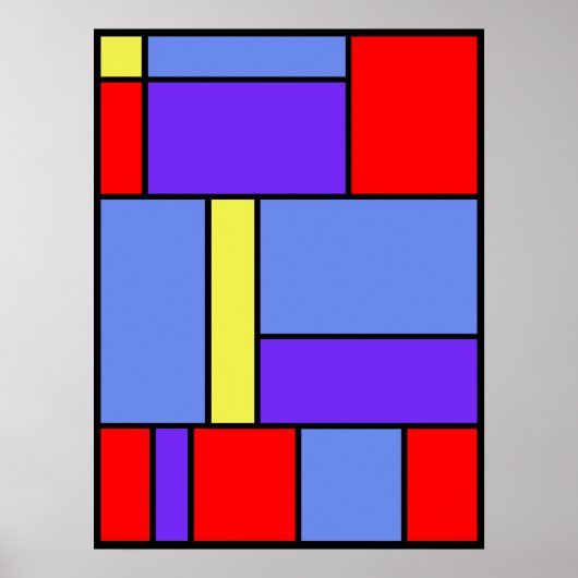 Mondrian nr. 482 poster (Voorkant)