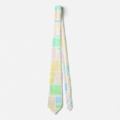 Mondrian Pastel 3 Stropdas (Voorkant)