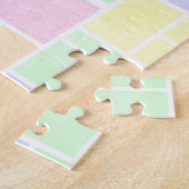 Mondrian Pastel Legpuzzel (Zijkant)