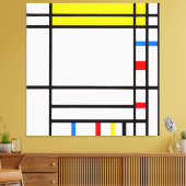 MONDRIAN - PLACE DE LA CONCORDE - 1938-1943 - CANVAS AFDRUK (Insitu (Woonkamer))