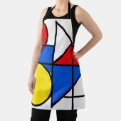 Mondrian Primaire Kleurcompositie Schort (Insitu)