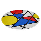 Mondrian Primaire Kleurcompositie Snijplank (Hoek)