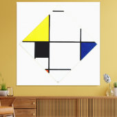 MONDRIAN - RUITCOMPOSITIE - 1921 - De Stijl - Canvas Afdruk (Insitu (Woonkamer))