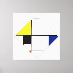 MONDRIAN - RUITCOMPOSITIE - 1921 - De Stijl - Canvas Afdruk