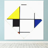 MONDRIAN - RUITCOMPOSITIE - 1921 - De Stijl - Canvas Afdruk (Insitu (Houten vloer))
