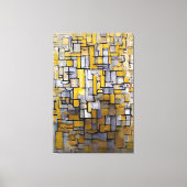 MONDRIAN - SCHILDERIJ Nr. 1 - Comp. Nr. XIV - 1913 Canvas Afdruk (Voorkant)