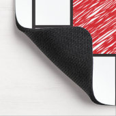 Mondrian Scribbles minimalist de Stijl Modern Art Muismat (Hoek)