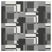 Mondrian stijl grijs abstract modern geometrisch c stof (Swatch)