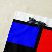 Mondrian-stijl Strandlaken (In situ)