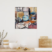 Mondrian - Stilleven met Gemberpot 1, Poster (Keuken)