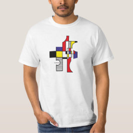 mondrian style jnf t-shirt