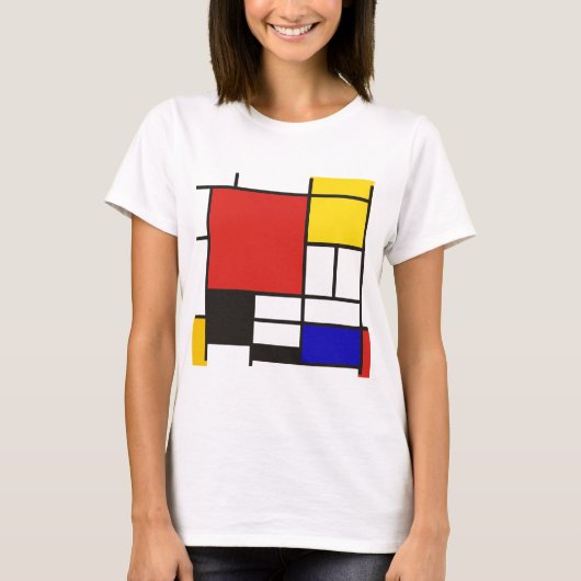 Mondrian T-shirt (Voorkant)