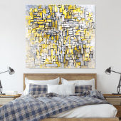 MONDRIAN - TABLEAU Nr. 2 - Comp. Nr. VII - 1913 - Canvas Afdruk (Insitu (Slaapkamer))