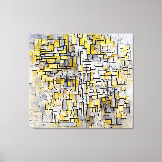 MONDRIAN - TABLEAU Nr. 2 - Comp. Nr. VII - 1913 - Canvas Afdruk (Voorkant)