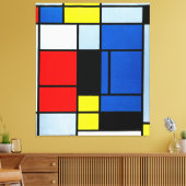 MONDRIAN - TABLEAU Nr. I - 1921-25  - De Stijl - Canvas Afdruk (Insitu (Woonkamer))