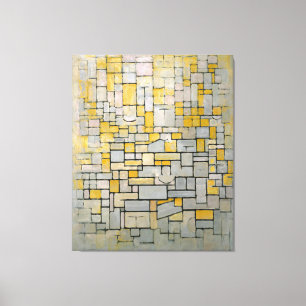 MONDRIAN - TABLEAU Nr. I COMP. I Comp. 7 - 1914 - Canvas Afdruk