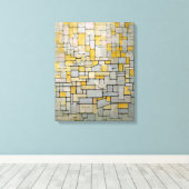 MONDRIAN - TABLEAU Nr. I COMP. I Comp. 7 - 1914 - Canvas Afdruk (Insitu (Houten vloer))