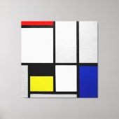 MONDRIAN - TABLEAU Nr. III - 1922-1925 - De Stijl Canvas Afdruk (Voorkant)