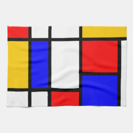 Mondrian Theedoek