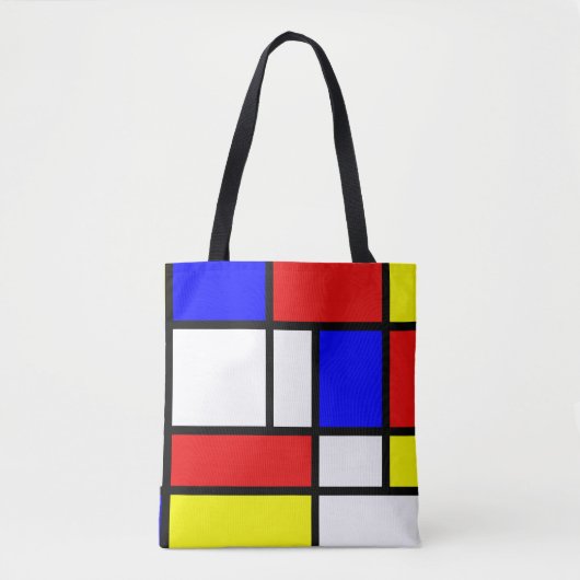 Mondrian Tote Bag (Voorkant)