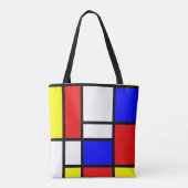 Mondrian Tote Bag (Achterkant)