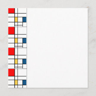 Mondrian Uitnodiging