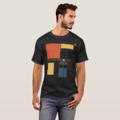 Mondrian Who doctors T-shirt (Voorkant volledig)