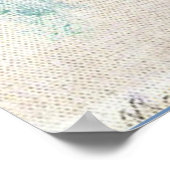 Mondrian - Witte Irissen Poster (Hoek)