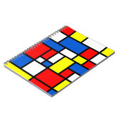 Mondrian Yellow Red Blue-laptop Notitieboek (Linkerzijde)