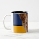 Mondrian Yorkie Tweekleurige Koffiemok (Links)