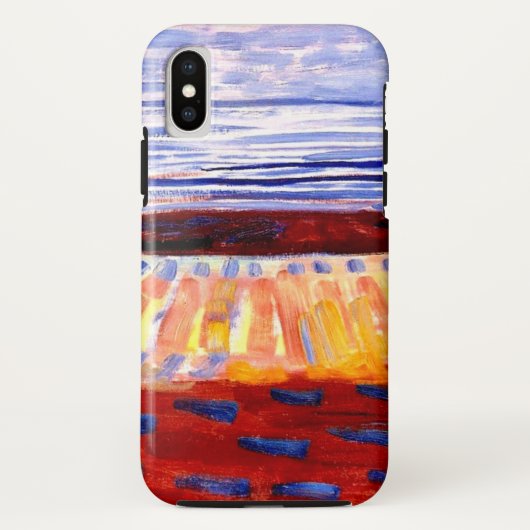 Mondrian - Zee na zonsondergang, kleurrijk schilde Case-Mate iPhone Case (Achterkant)