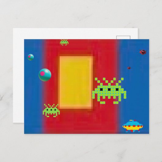 Mondrianos II Briefkaart (Voorkant / Achterkant)