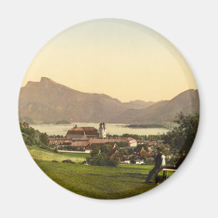 Mondsee en Schafberg, Oostenrijk Magneet