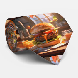 Mondwater Cheeseburger Stropdas