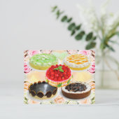 Mondwater-koeken Briefkaart (Staand voorkant)