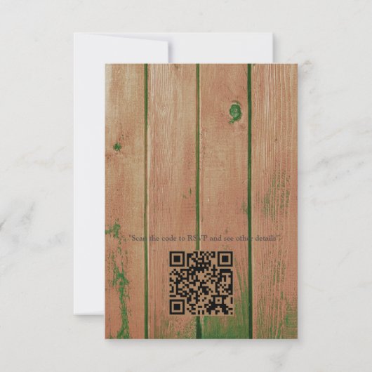 Mondwaterende Tropische Vruchten Dank u RSVP Kaartje (Achterkant)