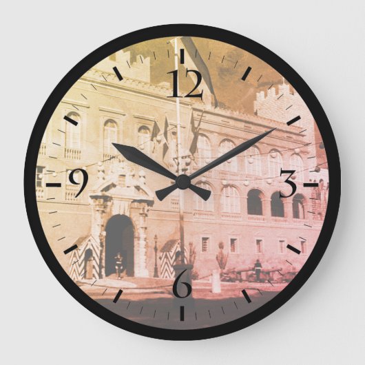 -Monegaskisch Vorstendom Prinselijk Paleis Watch Grote Klok (Voorkant)
