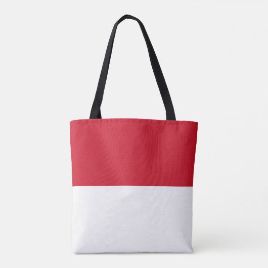 Monegaskische vlag tote bag (Achterkant)