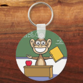 Moneky Teacher Sleutelhanger (Voorkant)