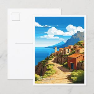 Monemvasia Griekenland Reizen  Illustratie Briefkaart