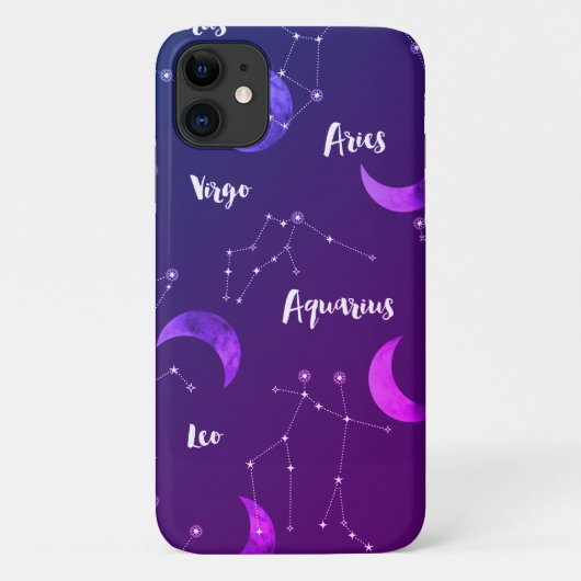 Monen en constellaties Case-Mate iPhone case (Achterkant)