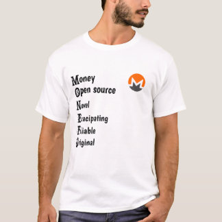 monero-acrostichon t-shirt