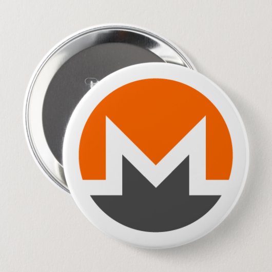 Monero-Buttonnen Ronde Button 4,0 Cm (Voorkant /achterkant)