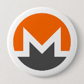 Monero-Buttonnen Ronde Button 4,0 Cm (Voorkant)