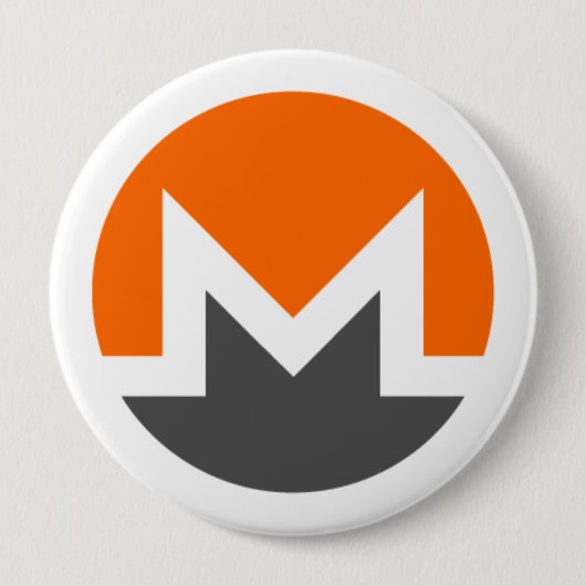 Monero-Buttonnen Ronde Button 4,0 Cm (Voorkant)