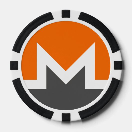 Monero Dark Poker Chip (Voorkant)