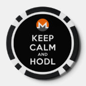 Monero Dark Poker Chip (Achterkant)