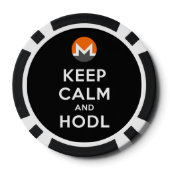 Monero Dark Poker Chip (Achterkant)