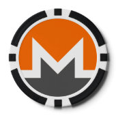 Monero Dark Poker Chip (Voorkant)