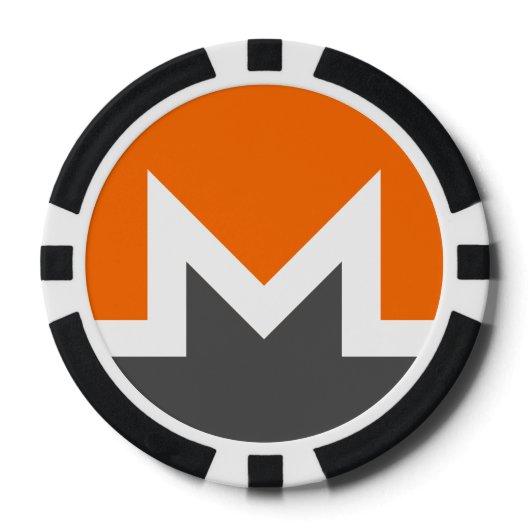 Monero Dark Poker Chip (Voorkant)